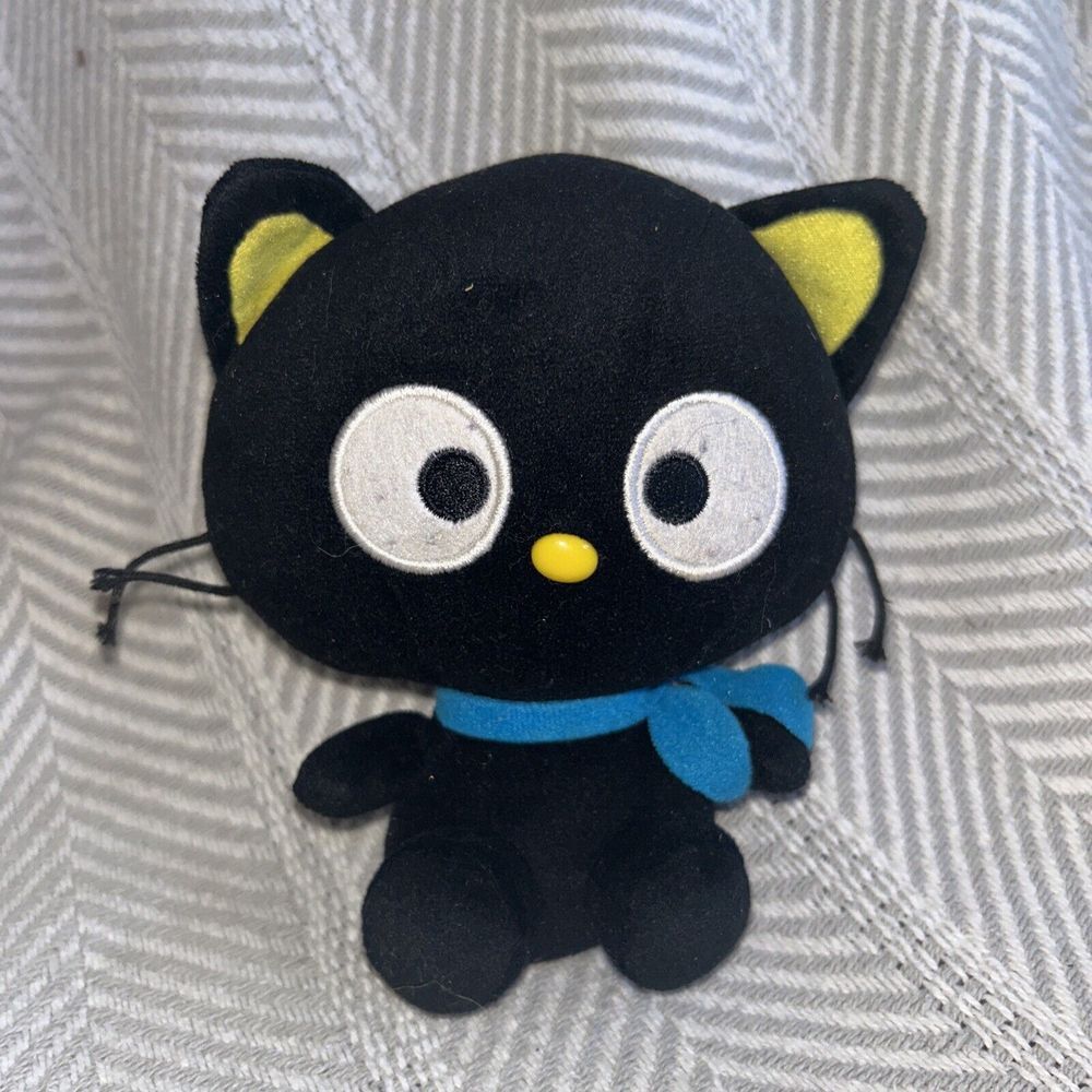 TY - Chococat 5.5" - Sanrio - Hello Kitty - Black Cat Plush Beanie‎ Baby 2010 P4